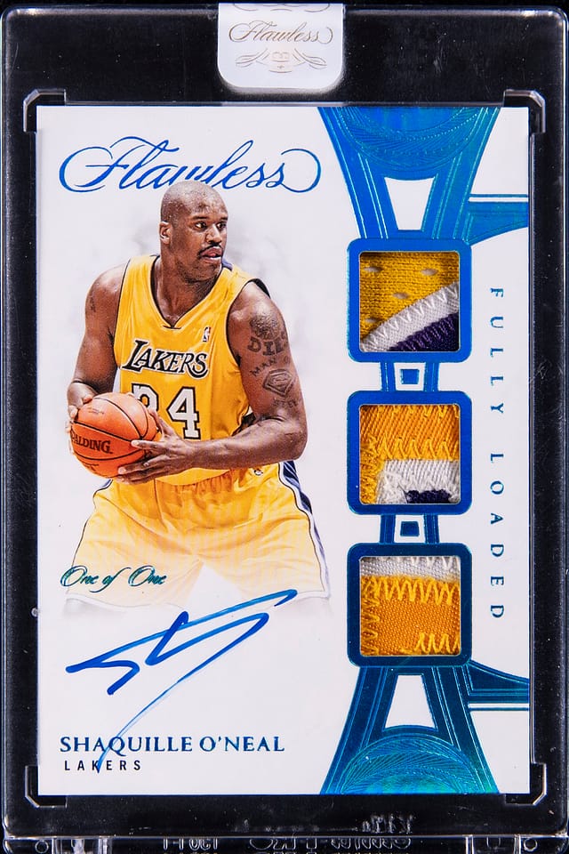 Shaq 1/1 Flawless Patch Auto Sells for $26,840