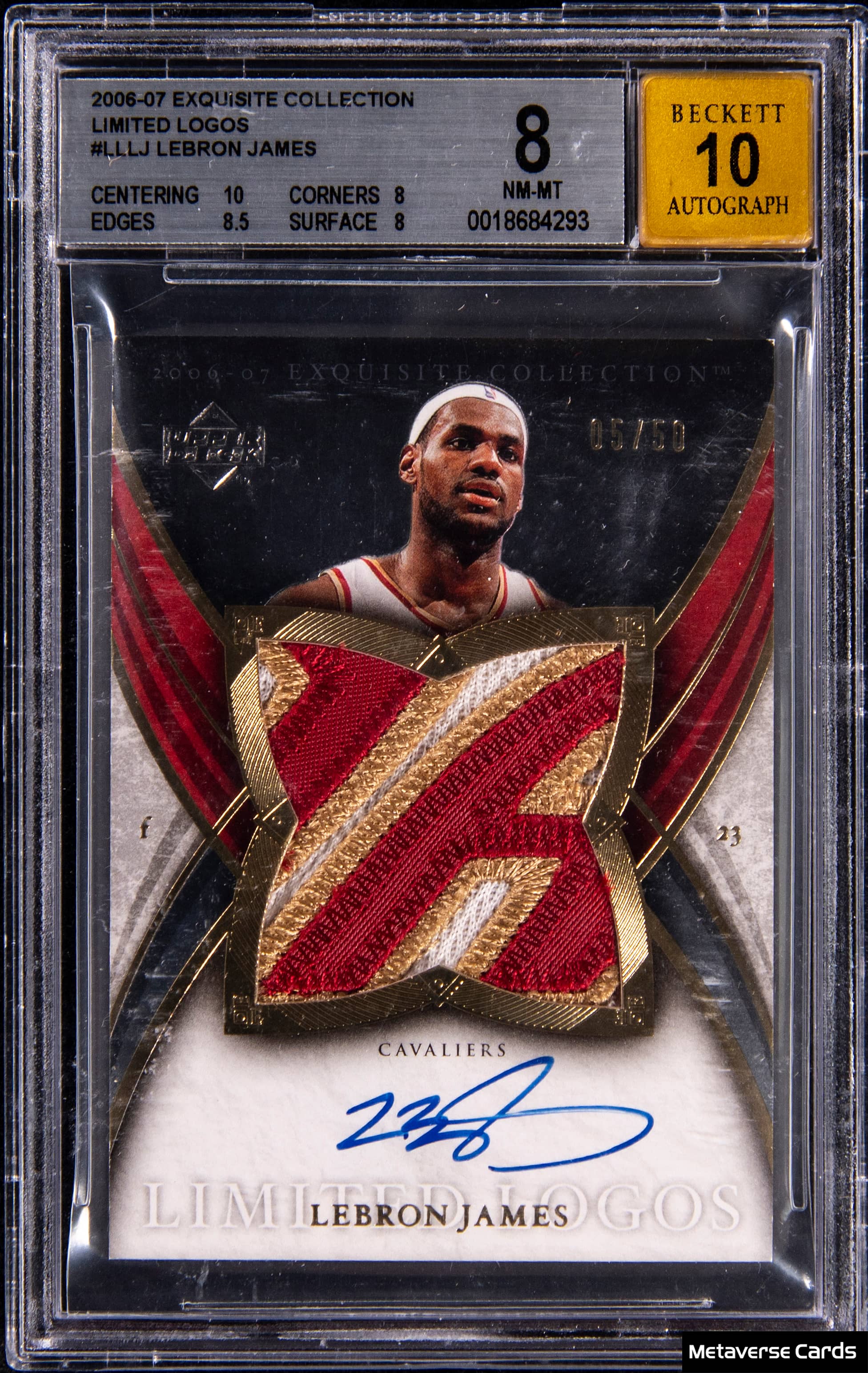 LeBron 2006-07 Exquisite Limited Logos Sells Strong