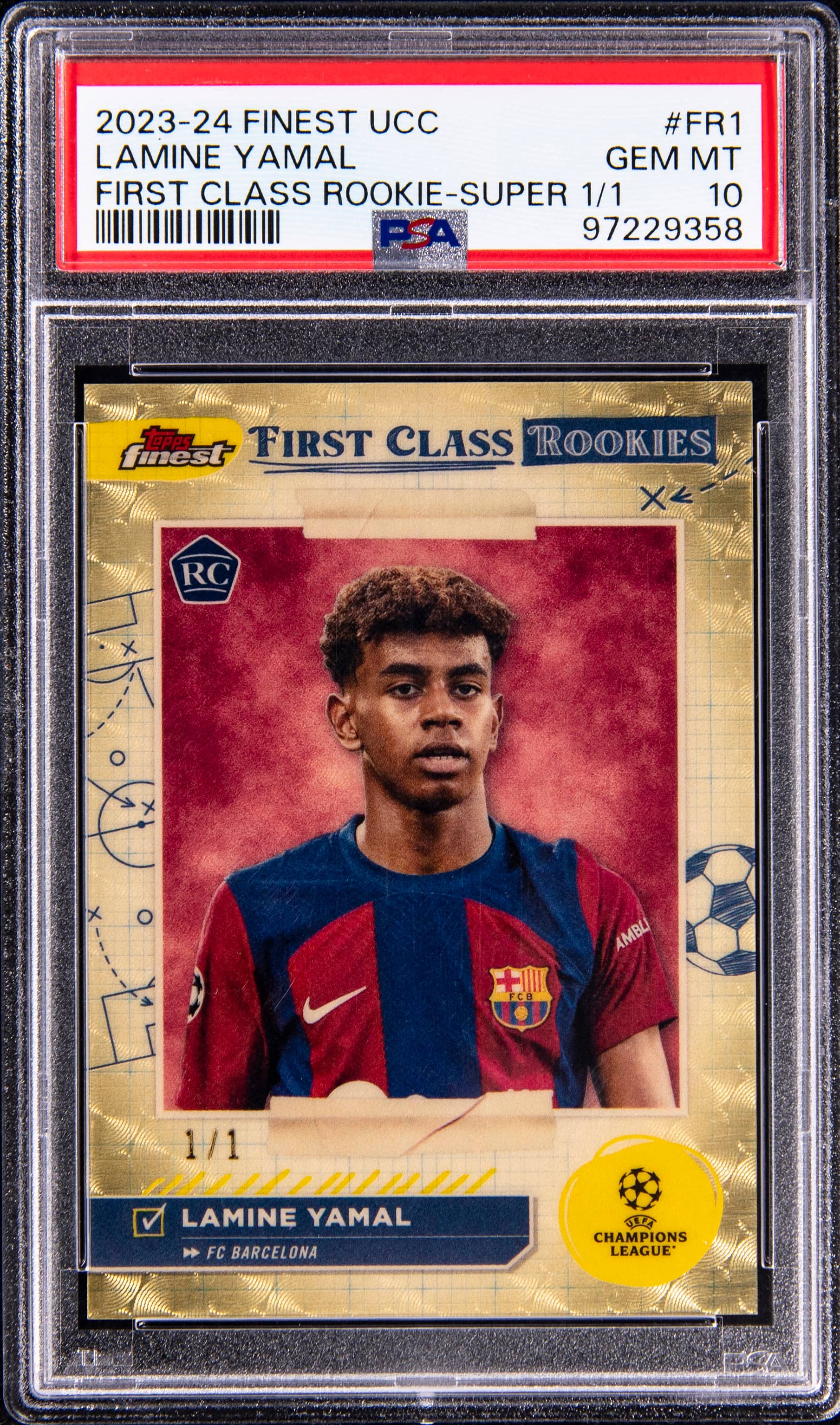 Lamine Yamal 1/1 Finest SuperFractor Sells for $49K