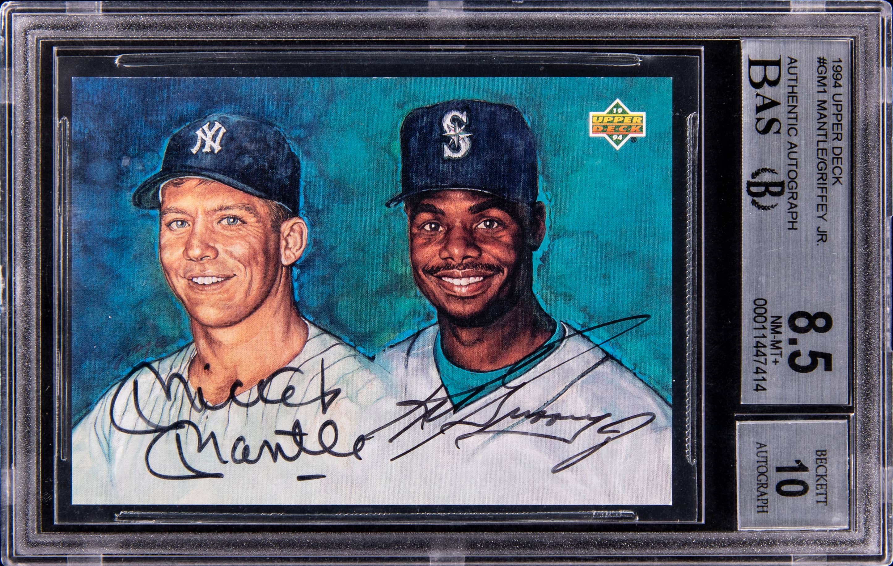 1994 Mantle/Griffey Dual Auto BGS 8.5 Sells for $41K