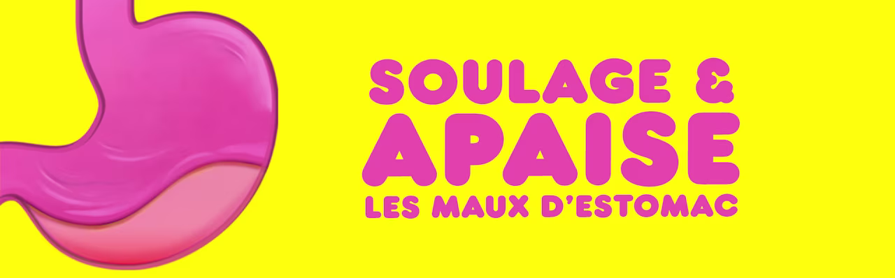 calms and soothes upset stomachs