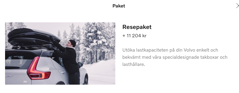 Product Relations - Volvo Roof Box