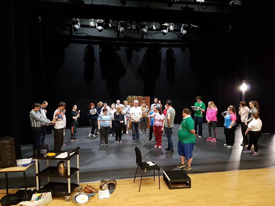 Image of a Skyzdalimit rehearsal