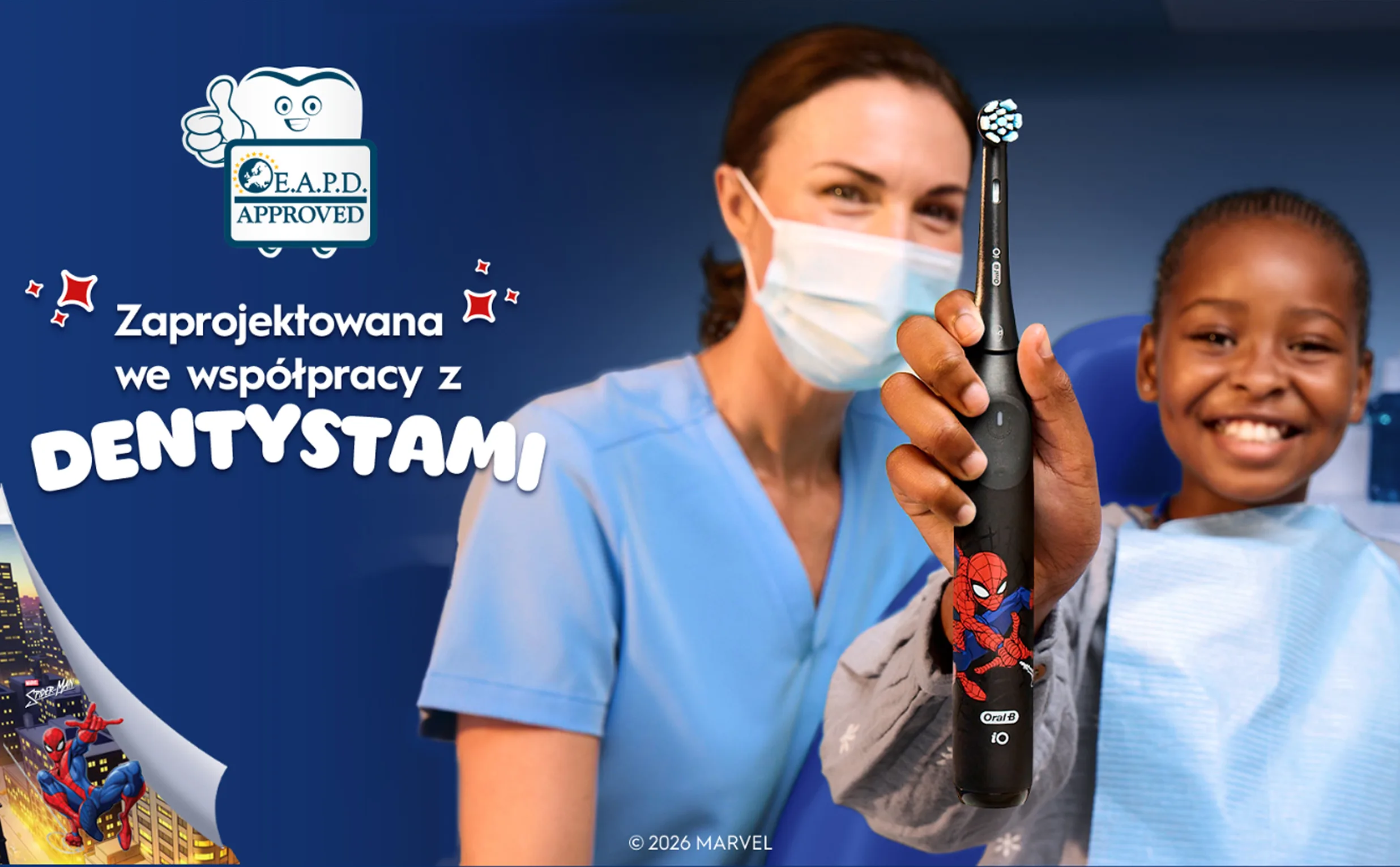 Oral-B iO Kids Marvel Spiderman Szczoteczka Elektryczna 
