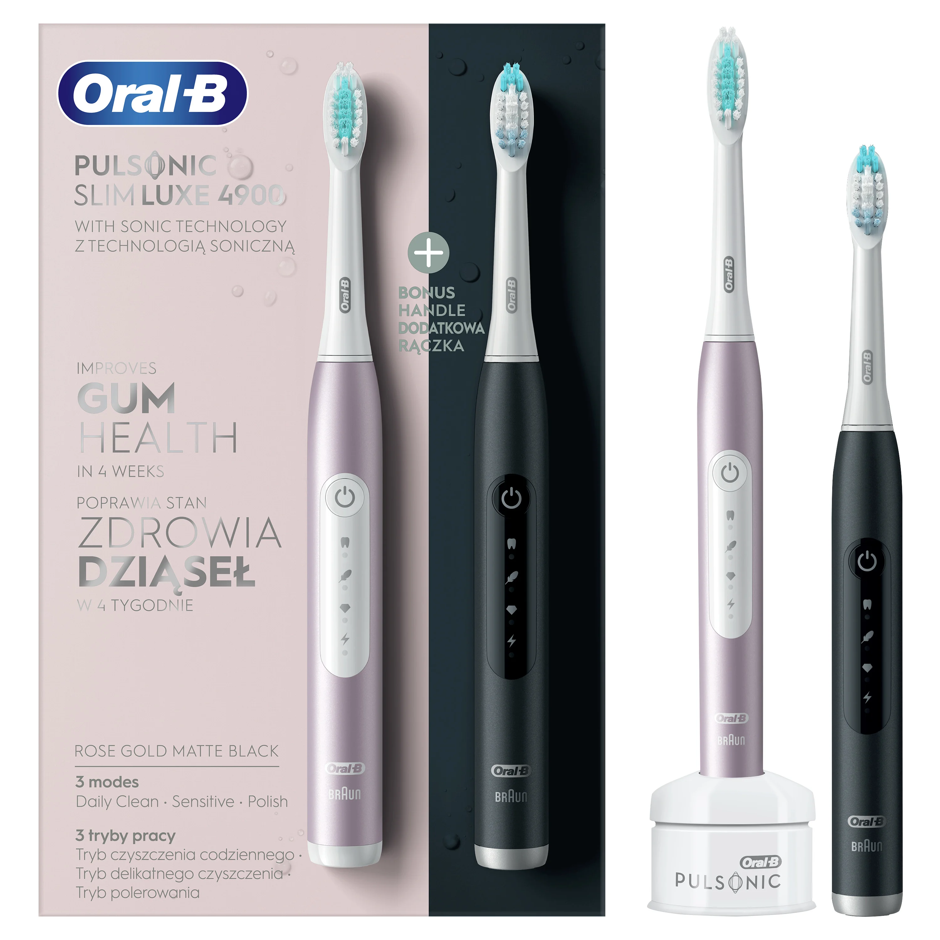 Oral-B Pulsonic Slim Luxe 4900 Szczoteczki elektryczne - Main 