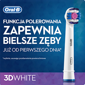 Zamienna końcówka szczoteczki 3D White | Oral B
