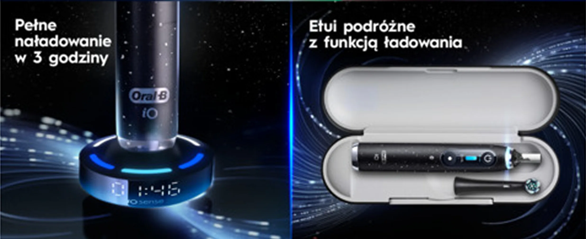 Oral-B iO 10 Szczoteczka Elektryczna, Kosmiczna Czerń 