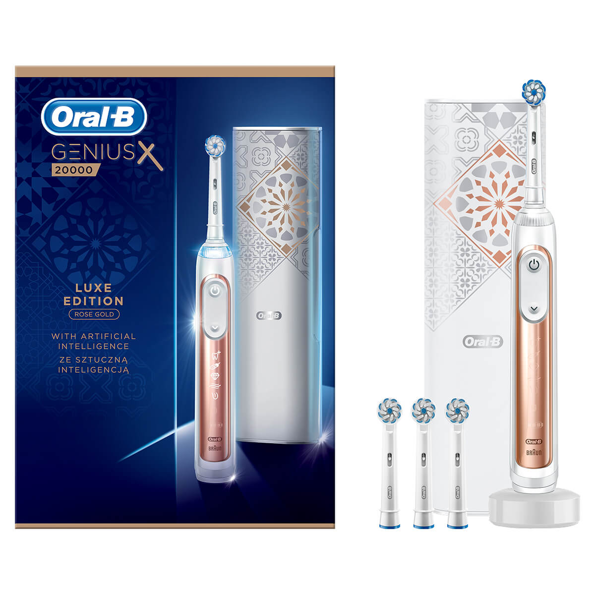 BRAUN Oral-B Genius X Luxe Edition 本体 Genius X Luxe Edition Electric Toothbrush Powered By Braun