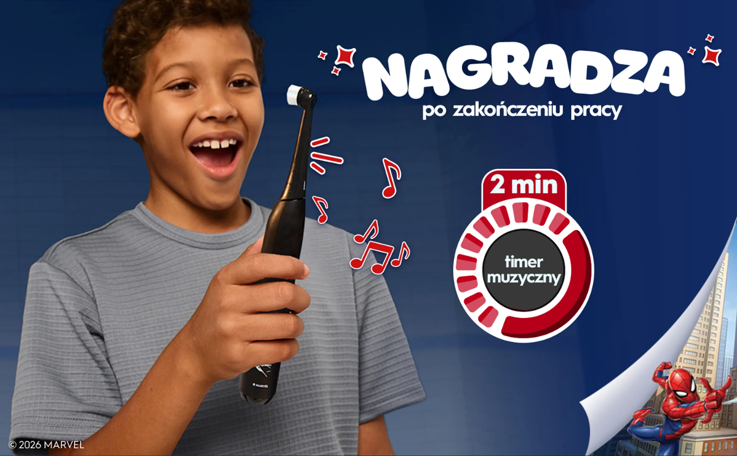 Oral-B iO Kids Marvel Spiderman Szczoteczka Elektryczna 