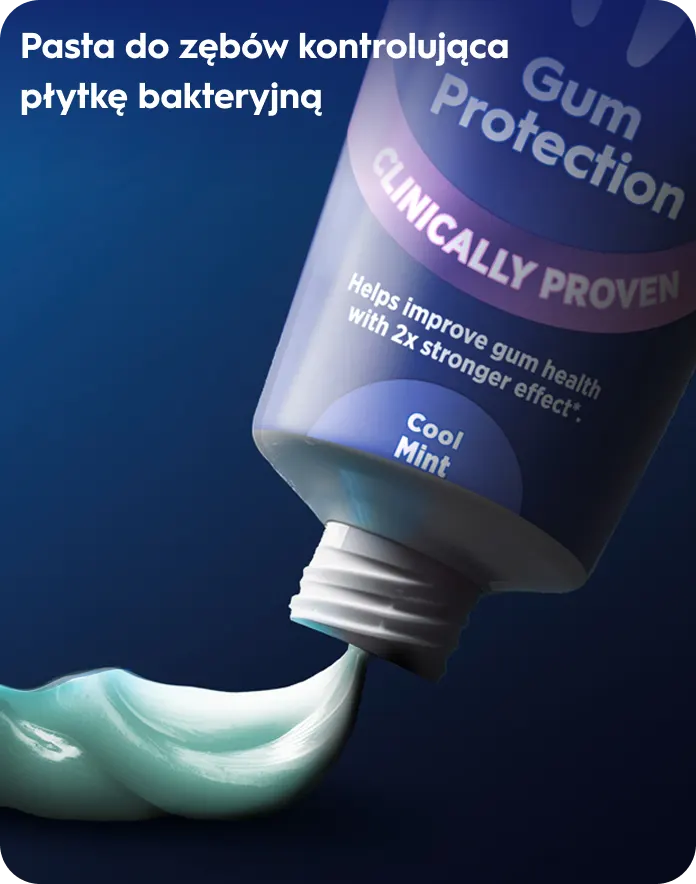 Pasta do zębów kontrolująca płytkę bakteryjną