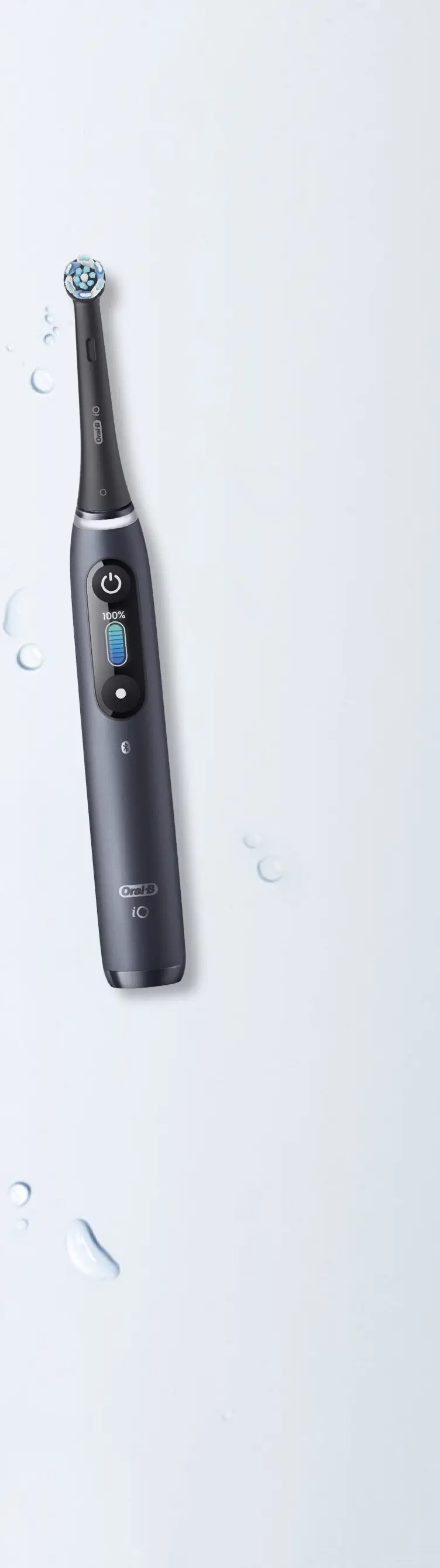 Oral-B iO series brush collection in Rose Quartz, Alabaster and Onyx