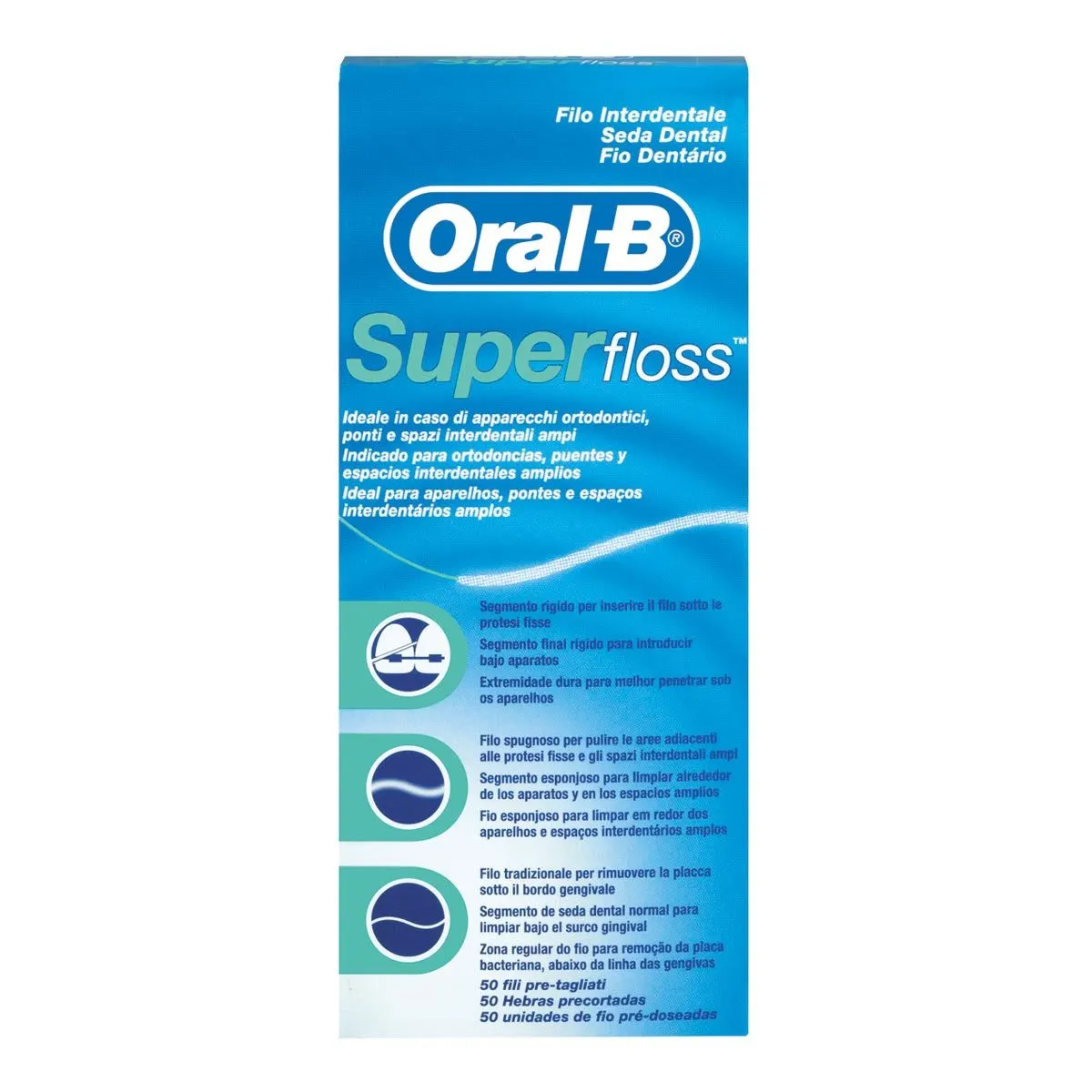 Nić Dentystyczna Oral-B Super Floss 