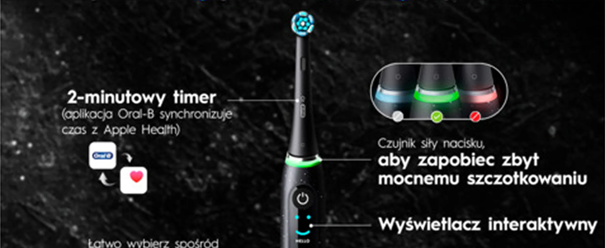 Oral-B iO 10 Szczoteczka Elektryczna, Kosmiczna Czerń 