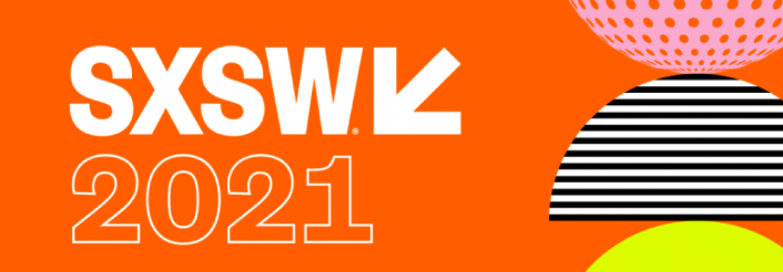 SXSW 2021 image du banner orange