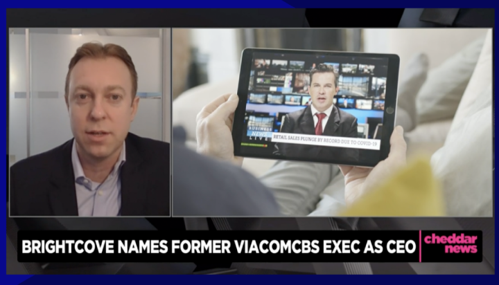 Brightcove CEO Mark DeBevoise is intereviewed by Cheddar News