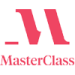 MasterClass の透明カラーロゴ