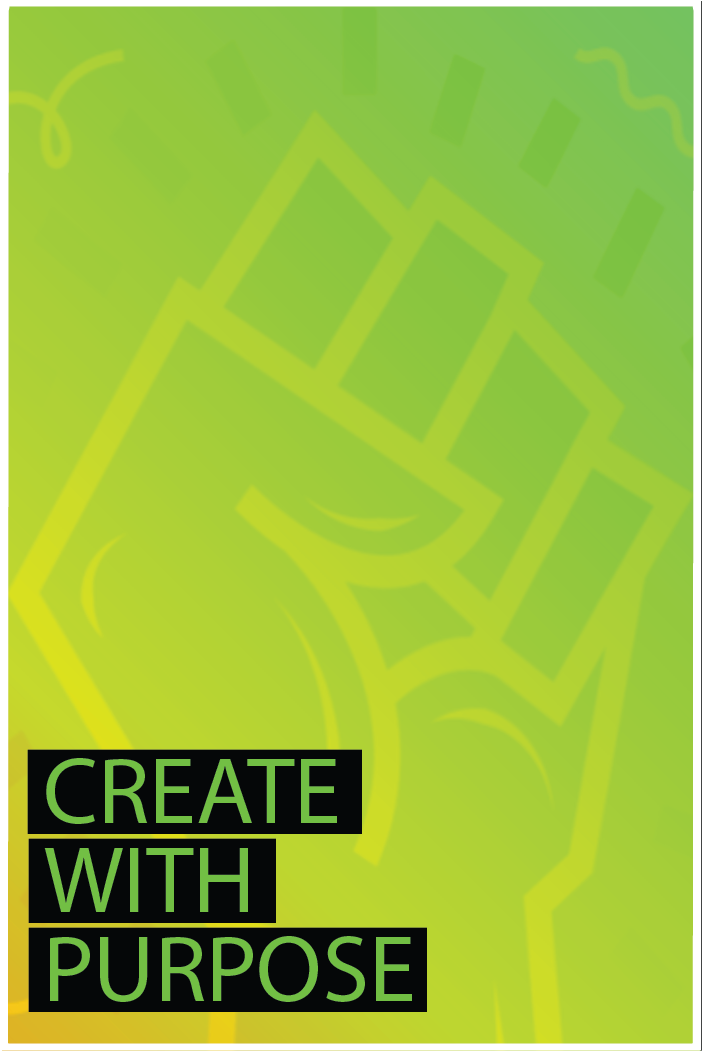 "Create With Purpose" poster image