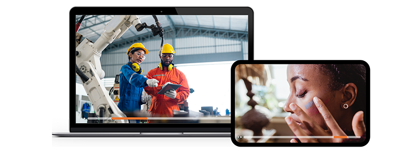 brightcove-manufacturing-video-content-on-laptop-and-mobile-device-834x305px