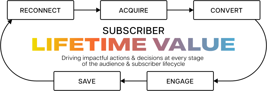Subscriber Lifetime Value infographic
