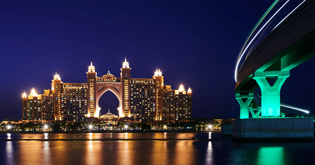 <figcaption class="wp-element-caption">Unleash luxury at Dubai's iconic Atlantis Hotel. <em>Image credit: Faizan Rao/Unsplash</em></figcaption>