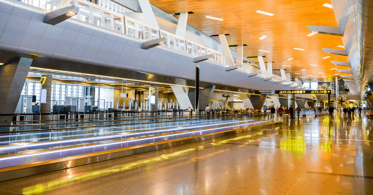 <figcaption>Hamad International Airport.<em> Image credit: Yarygin/iStock</em></figcaption>