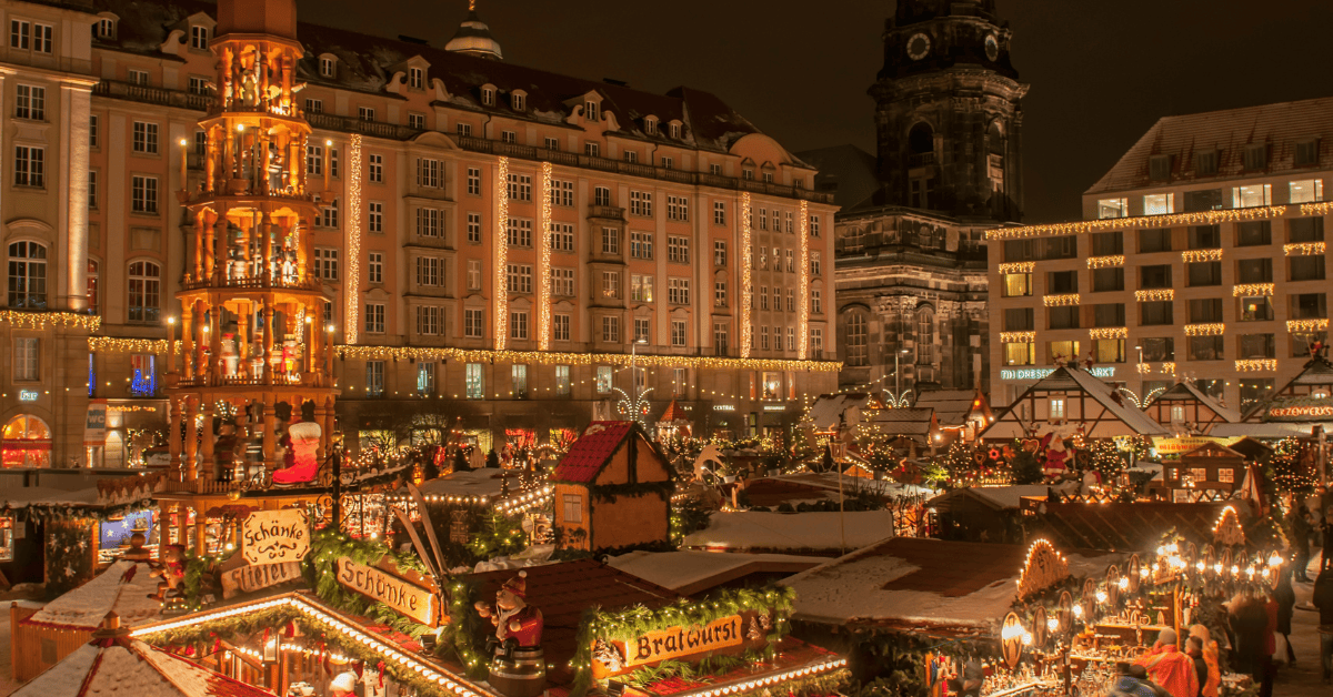 <figcaption class="wp-element-caption">Dresden’s Christmas market. <em>Image credit: johnnydevil/Gettyimages</em></figcaption>