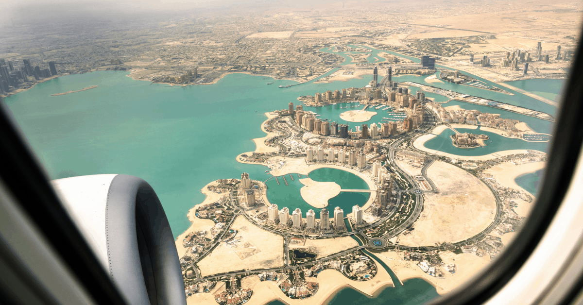 <figcaption>Aerial view of Doha. <em>Image credit: franckreporter/iStock</em></figcaption>