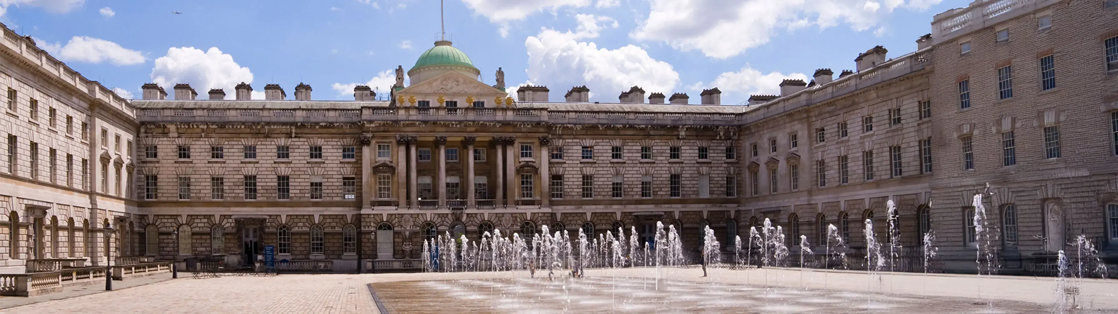 The courtyard of London's Somerset House.