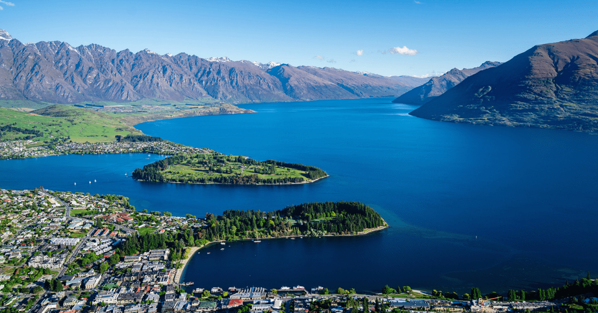 <figcaption>A view to Queenstown, New Zealand.<em> Image credit: Mlenny/iStock</em></figcaption>