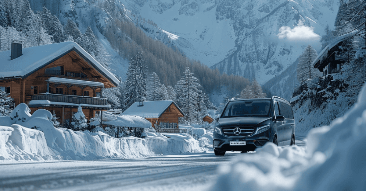 <figcaption class="wp-element-caption">Blacklane provides a hassle-free transfer from the city to your preferred ski resort, emphasizing comfort, flexibility, and style.</figcaption>