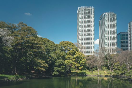 <figcaption class="wp-element-caption">Hamarikyu Gardens, Tokyo. <em>Image credit: Egor Myznik/ Unsplash</em><br></figcaption>