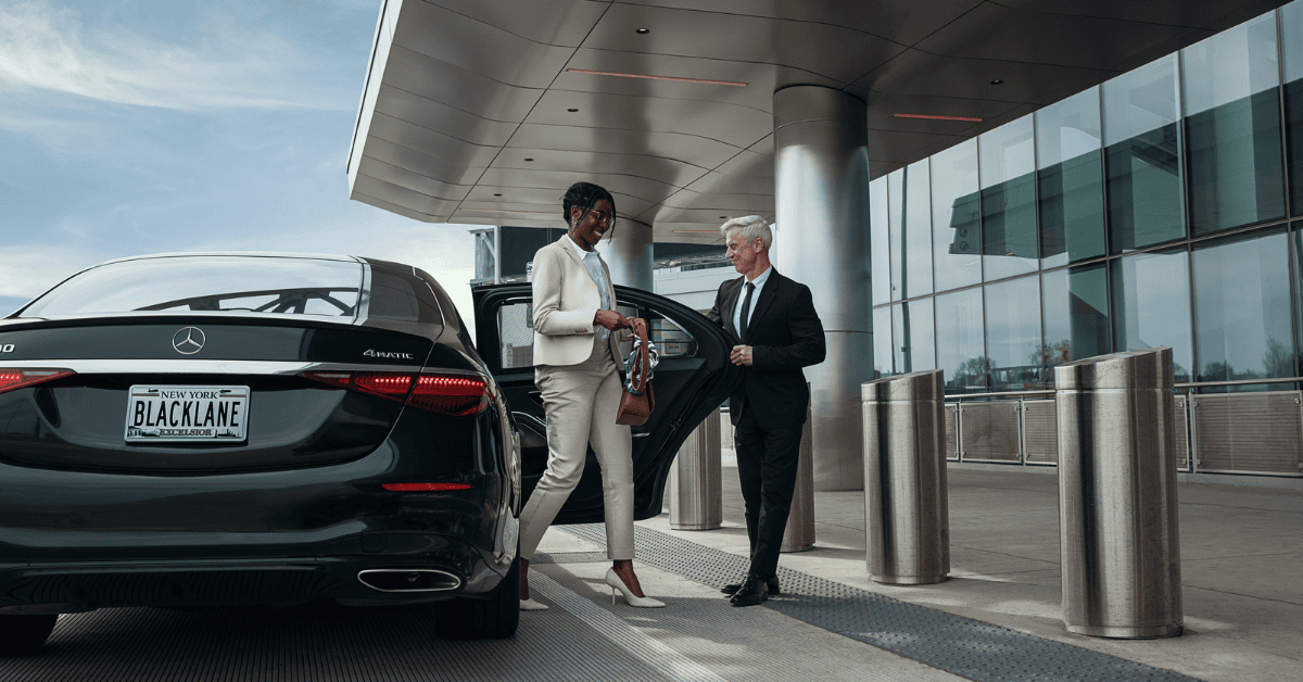 <figcaption class="wp-element-caption">Travel like a VIP in our top-tier limousine fleet. <em>Image credit: Blacklane</em></figcaption>