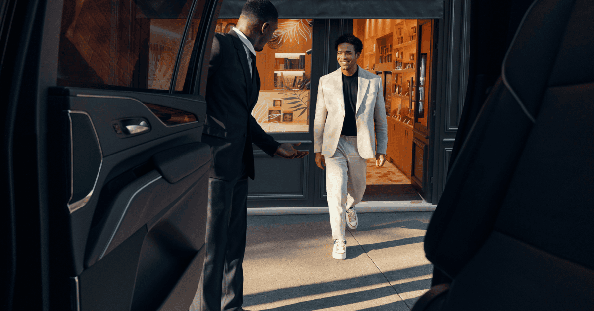 <figcaption class="wp-element-caption">Experience unmatched comfort and elegance with Blacklane rides. <em>Image credit: Blacklane</em></figcaption>