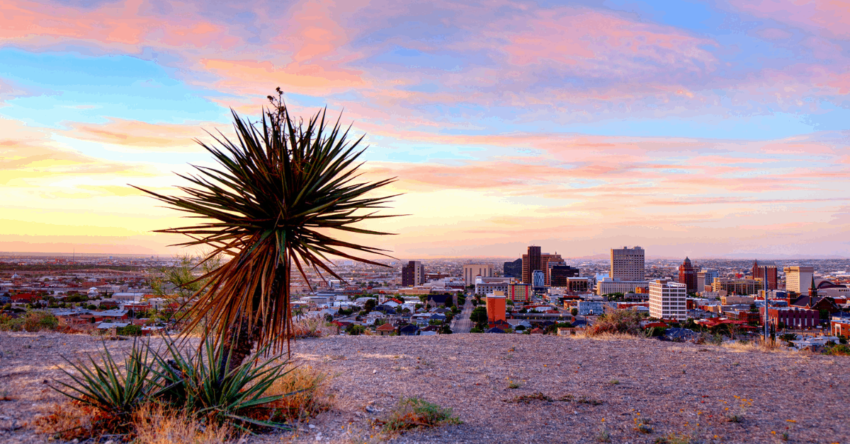 <figcaption>A view out to El Paso. <em>Image credit: DenisTangneyJr/iStock</em></figcaption>