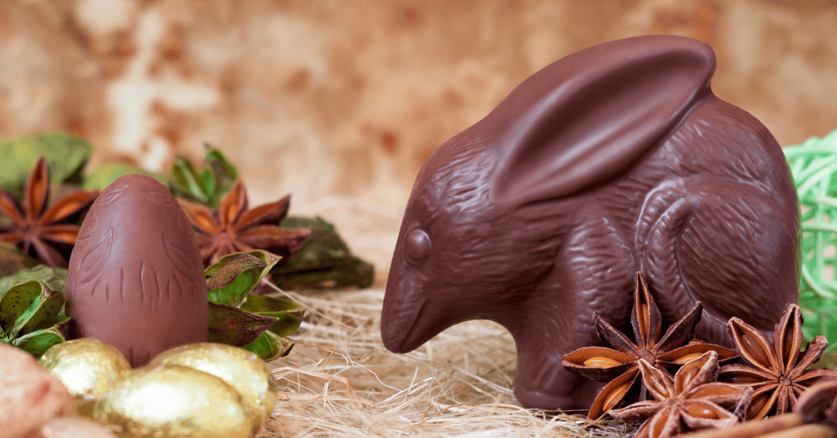 <figcaption class="wp-element-caption">Sweet bilby-shaped chocolates nestled among festive decorations. <em>Image credit: Bastetamn/Getty Images</em></figcaption>