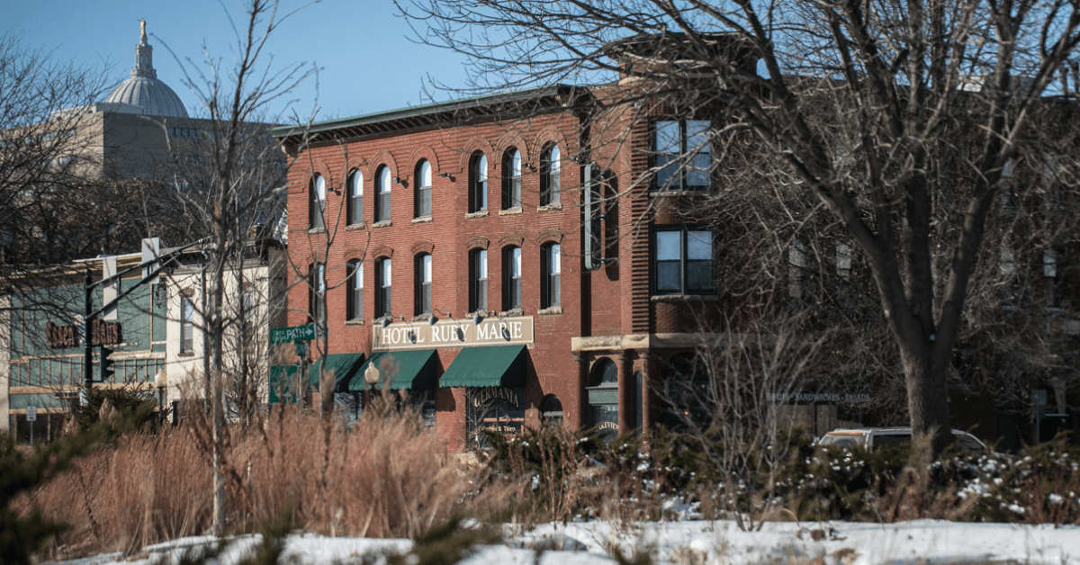 <figcaption>Hotel Rubie Marie in Madison. <em>Image credit: Maureen Cassidy photography</em></figcaption>