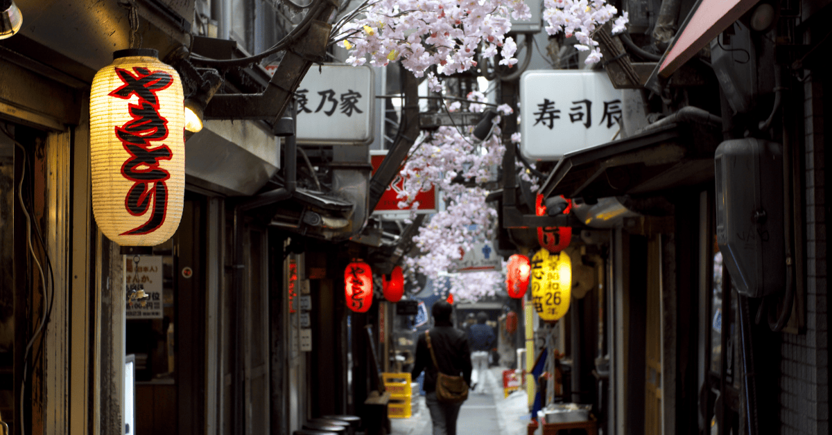 <figcaption class="wp-element-caption">Omoide Yokocho, also known as "Memory Lane", is a famous narrow alleyway in the Shinjuku district of Tokyo. <em>Image credit: mrhayata/Flickr</em></figcaption>