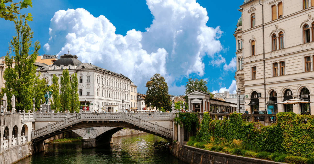 <figcaption class="wp-element-caption">The picture-perfect city of Ljubljana. <em>Image credit: Eugene Kuznetsov/Unsplash</em></figcaption>