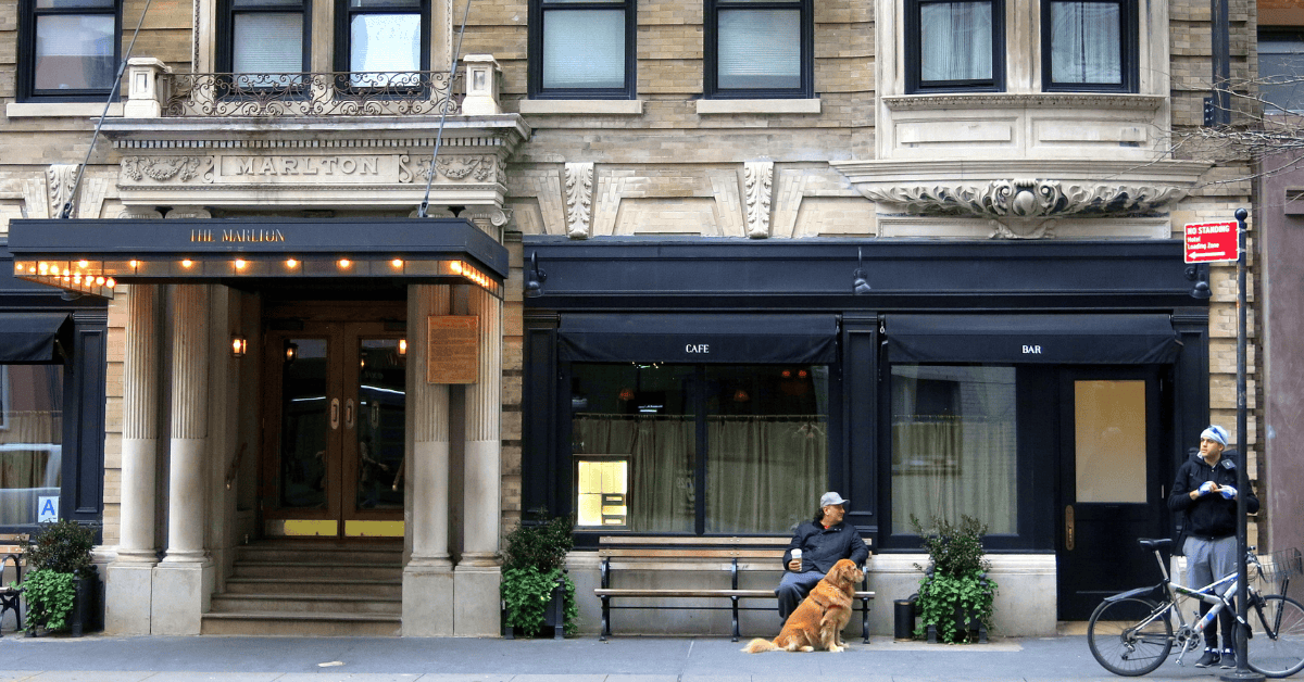 <figcaption class="wp-element-caption">The Marlton Hotel, New York City. <em>Image credit: Spencer Means/Flickr</em></figcaption>