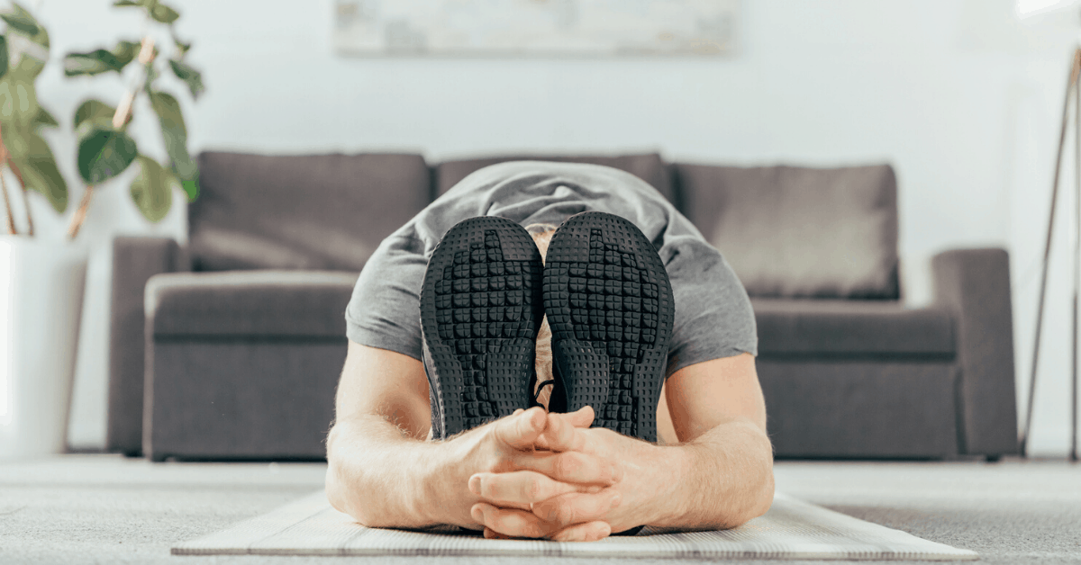 <figcaption>Stretch out your thoughts with some exercise at home<em>. Image credit: LightFieldStudios/iStock</em></figcaption>