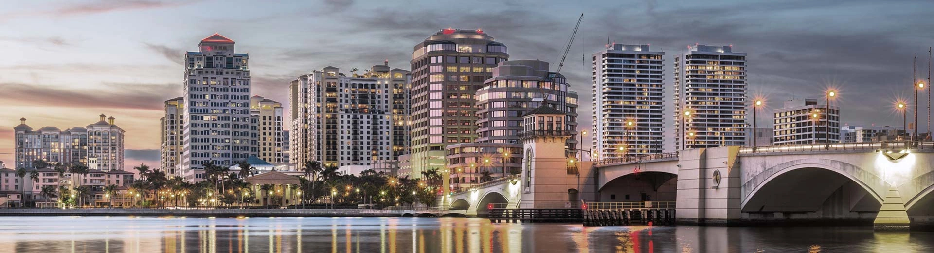 Hotels and high rise accommodation dominate the skyline in Palm Beach.