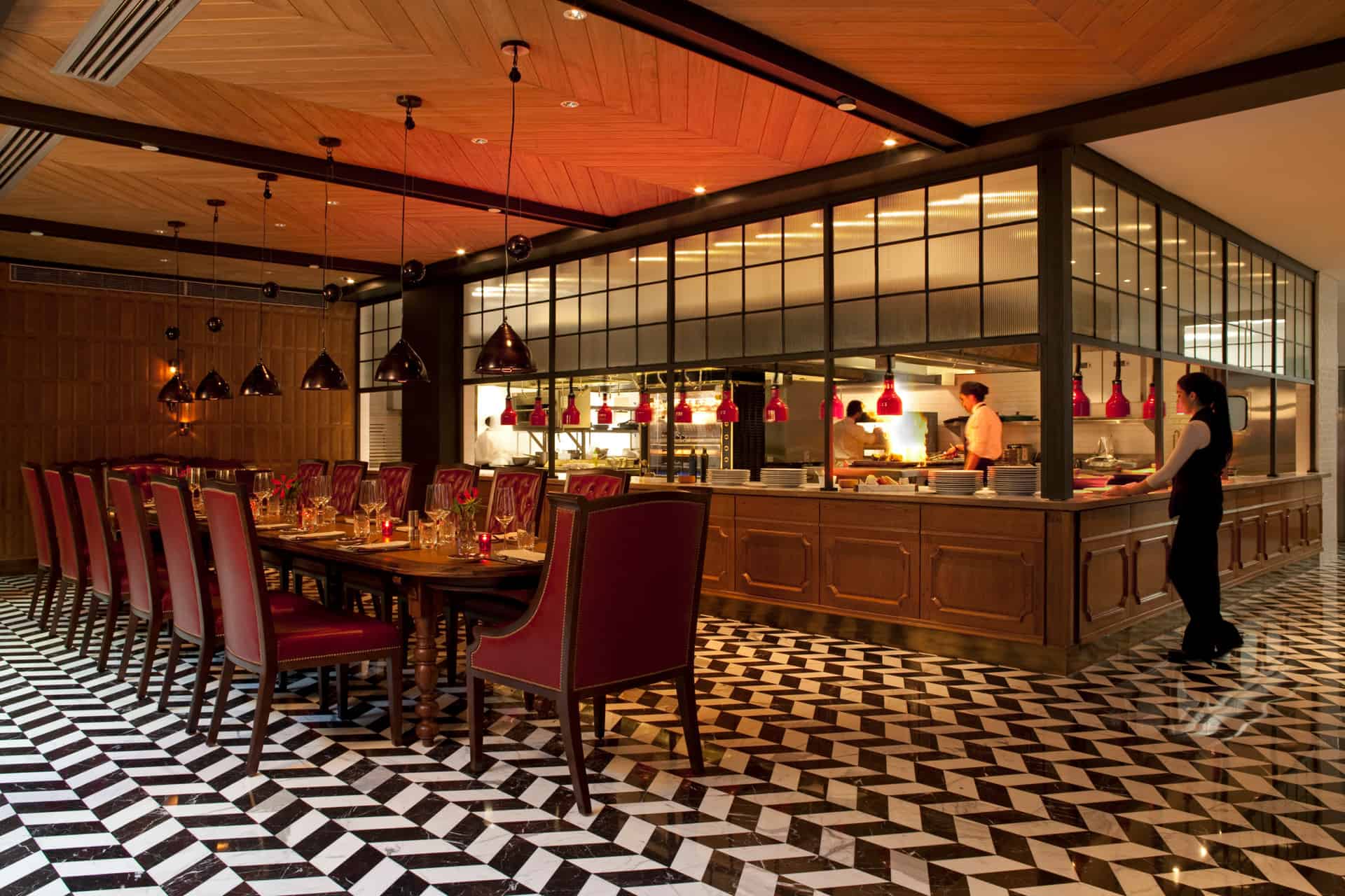 <figcaption class="wp-element-caption">Dinning area at Four Seasons Hotel Buenos Aires.<em> Image credit: Four Seasons Hotel Buenos Aires</em></figcaption>