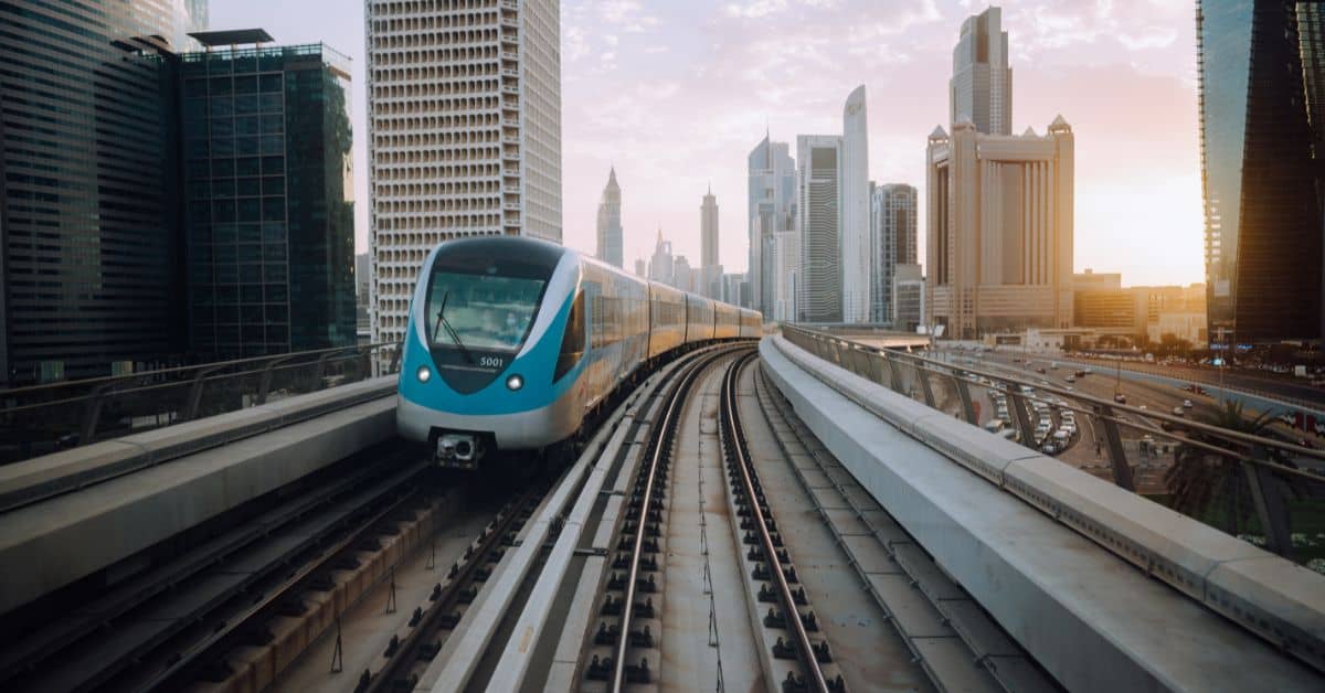 <figcaption class="wp-element-caption">Discover the future of transportation with Dubai Metro - the driverless wonder. <em>Image credit: Damir Babacic/Unsplash </em></figcaption>