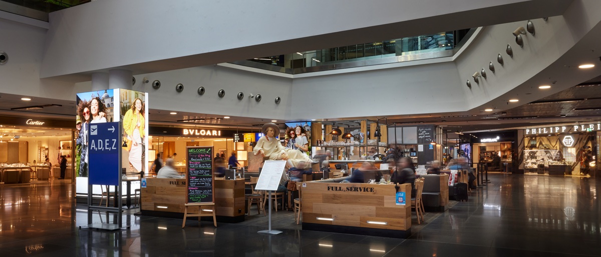 The Goethe Bar in Frankfurt Airport Terminal 1.