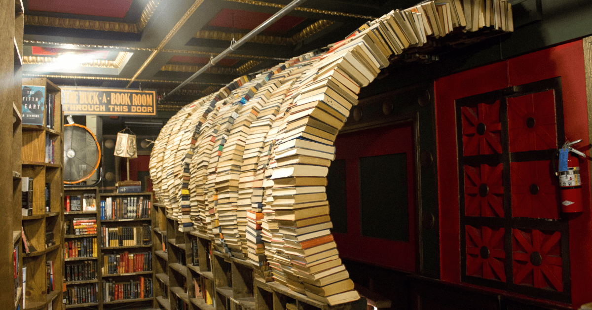 <figcaption class="wp-element-caption">The Last Bookstore, Los Angeles. <em>Image credit: Wikimedia</em></figcaption>