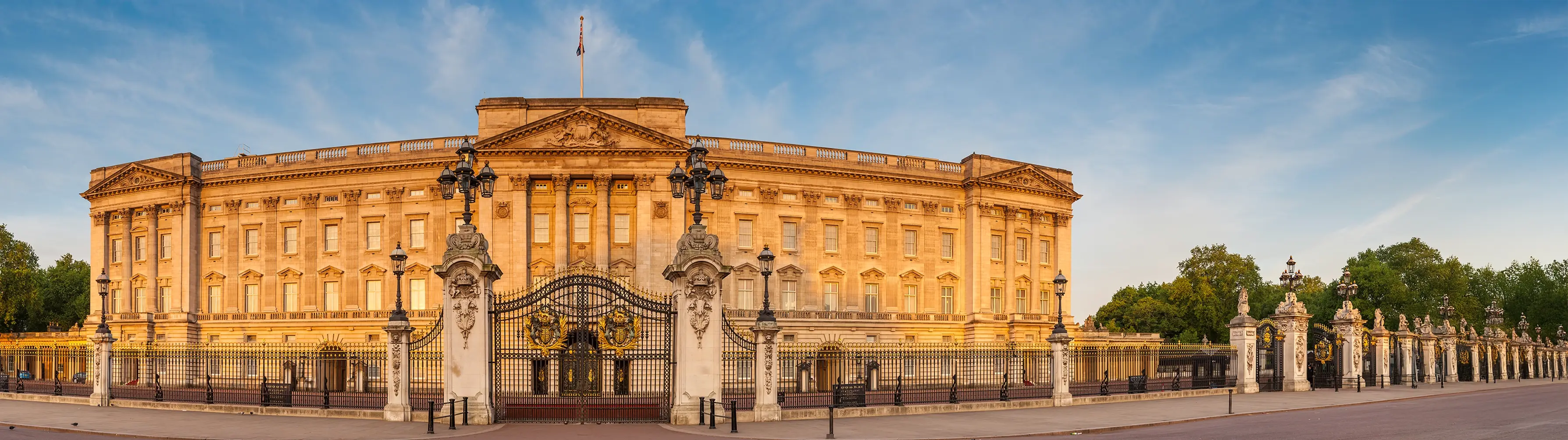 Buckingham Palace in London, England.