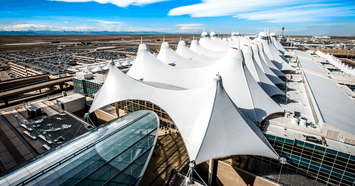 <figcaption class="wp-element-caption">Aerial view of DEN.<em> Image credit: Denver International Airport</em></figcaption>