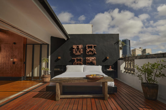 <figcaption class="wp-element-caption">Stay in style at La Valise, Mexico City's art-filled boutique hotel. <em>Image credit: La Valise Mexico City</em></figcaption>