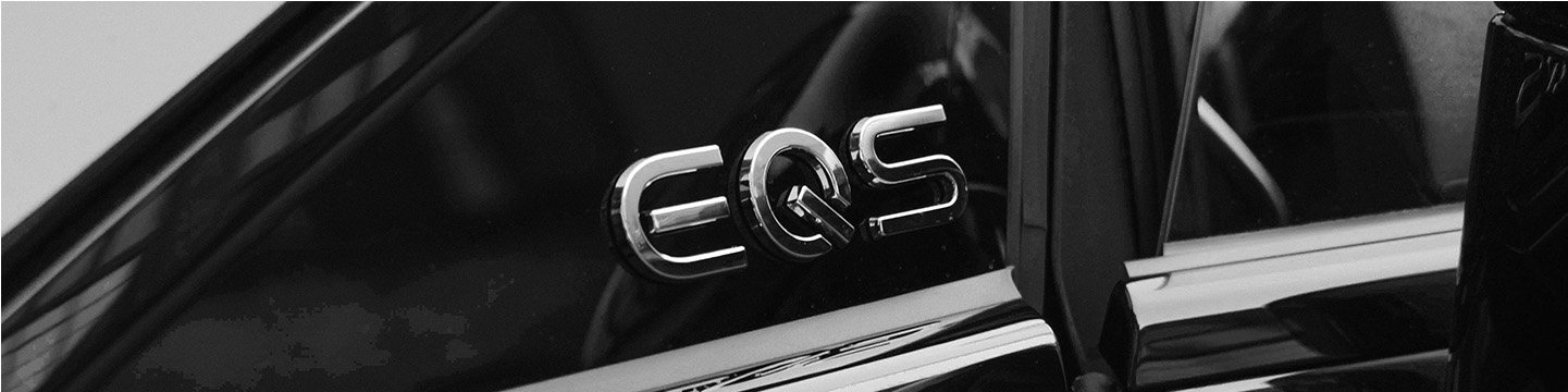EQS logo on car, header dimensions