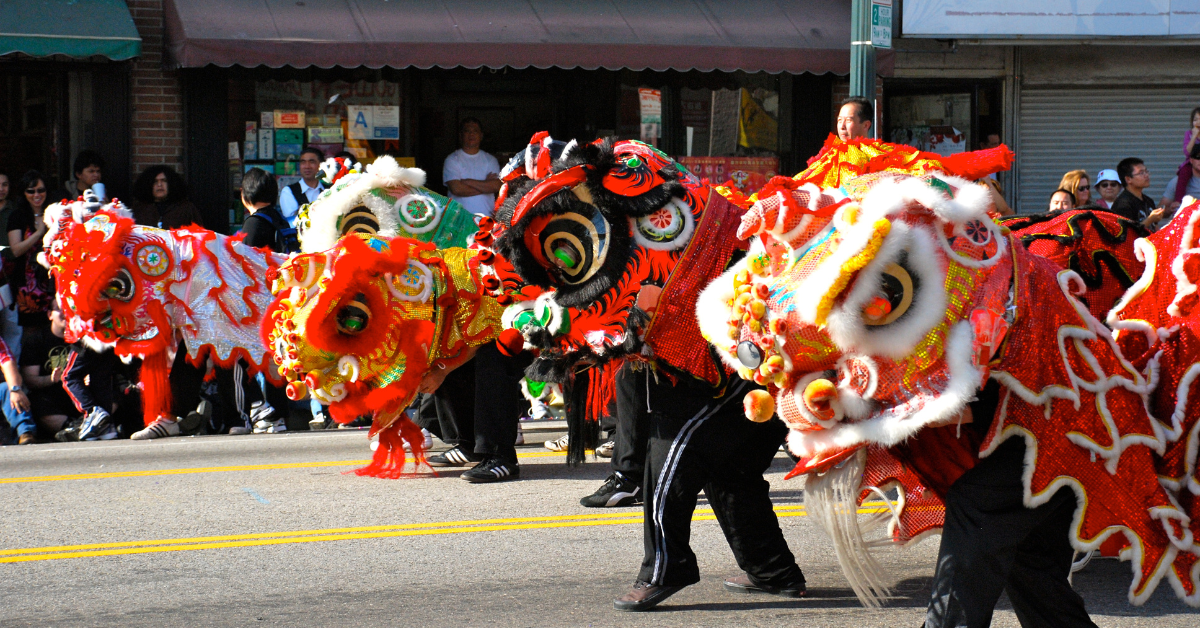 <figcaption class="wp-element-caption">Los Angeles Golden Dragon Parade. <em>Image credit: Malingering/Flickr</em></figcaption>